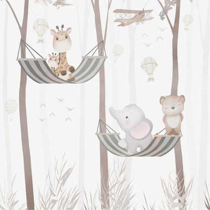 Pama Cute Walls Mural zwierzęta w lesie  CW6032-1