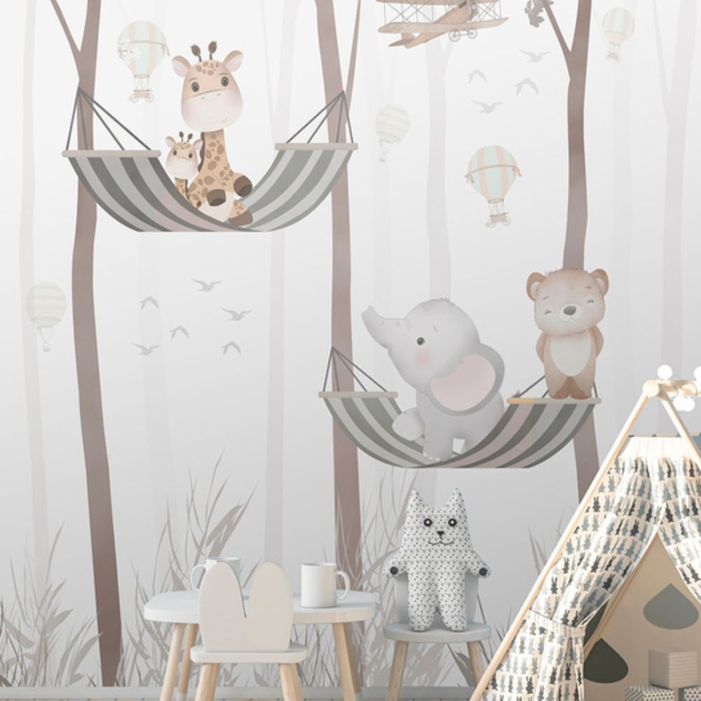 Pama Cute Walls Mural zwierzęta w lesie  CW6032-1