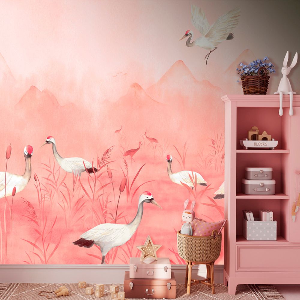 Pama Cute Walls Mural żurawie Decoprint CW6150-1