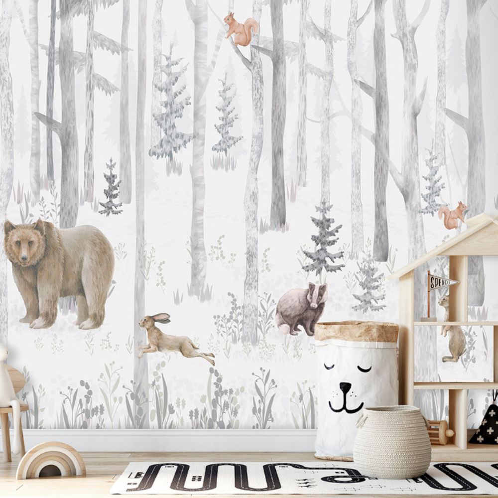 Pama Cute Walls Mural zwierzęta leśne Decoprint CW6044-1