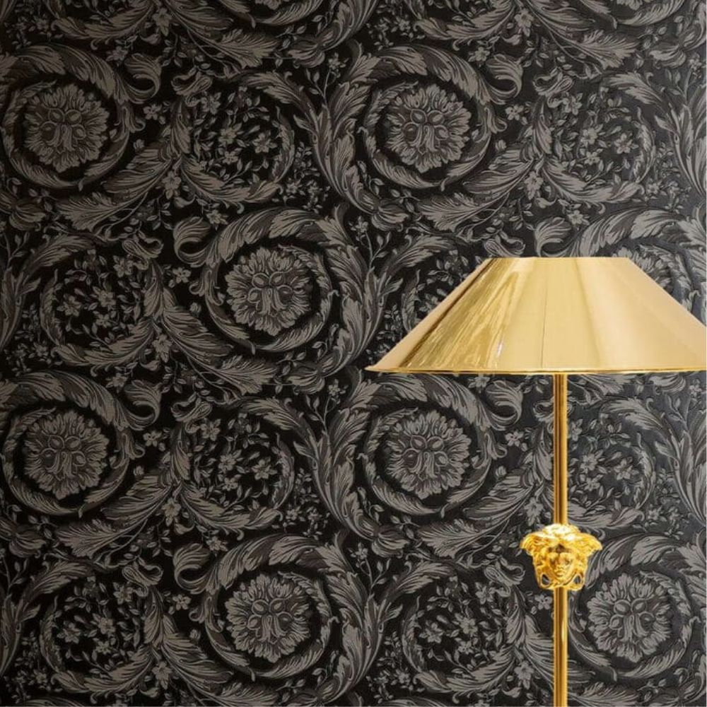 VERSACE VI - Tapeta roślinny ornament 79135-2