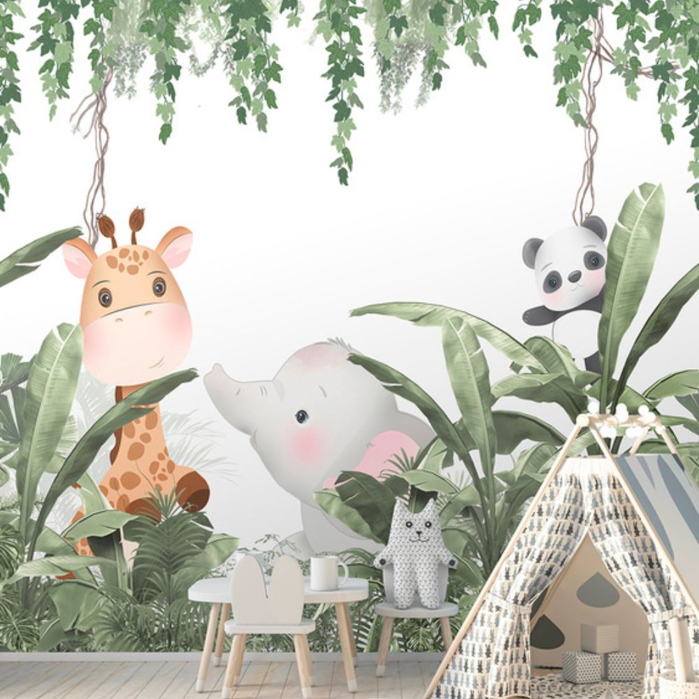 Pama Cute Walls Mural zwierzęta dżungli  CW6016-1
