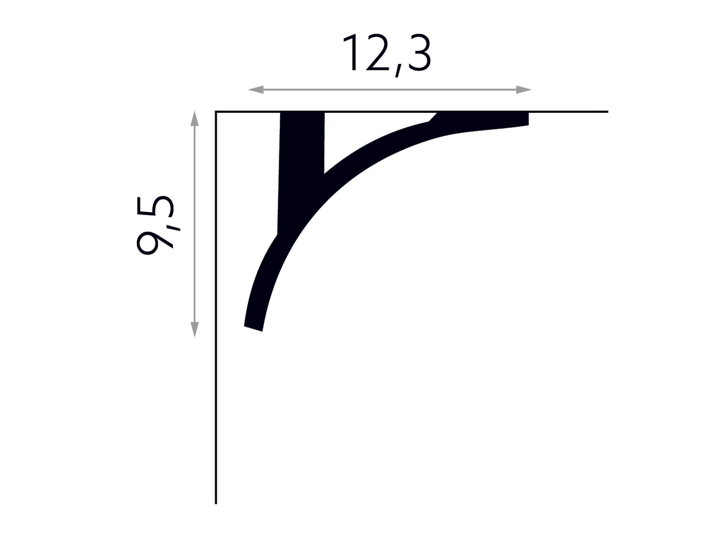 Listwa karniszowa QL011