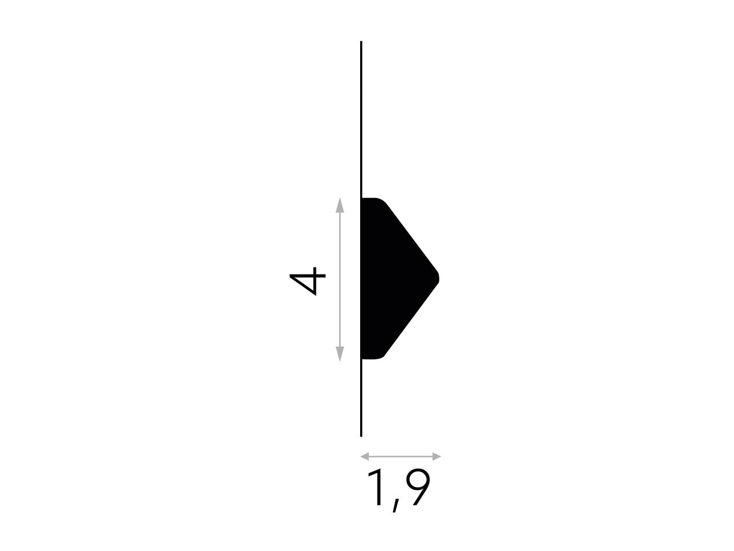 Listwa ścienna QL023