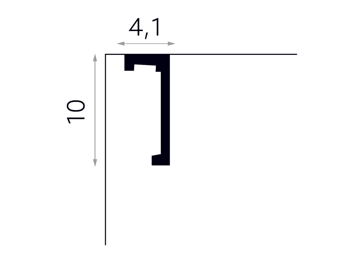 Listwa karniszowa QL026