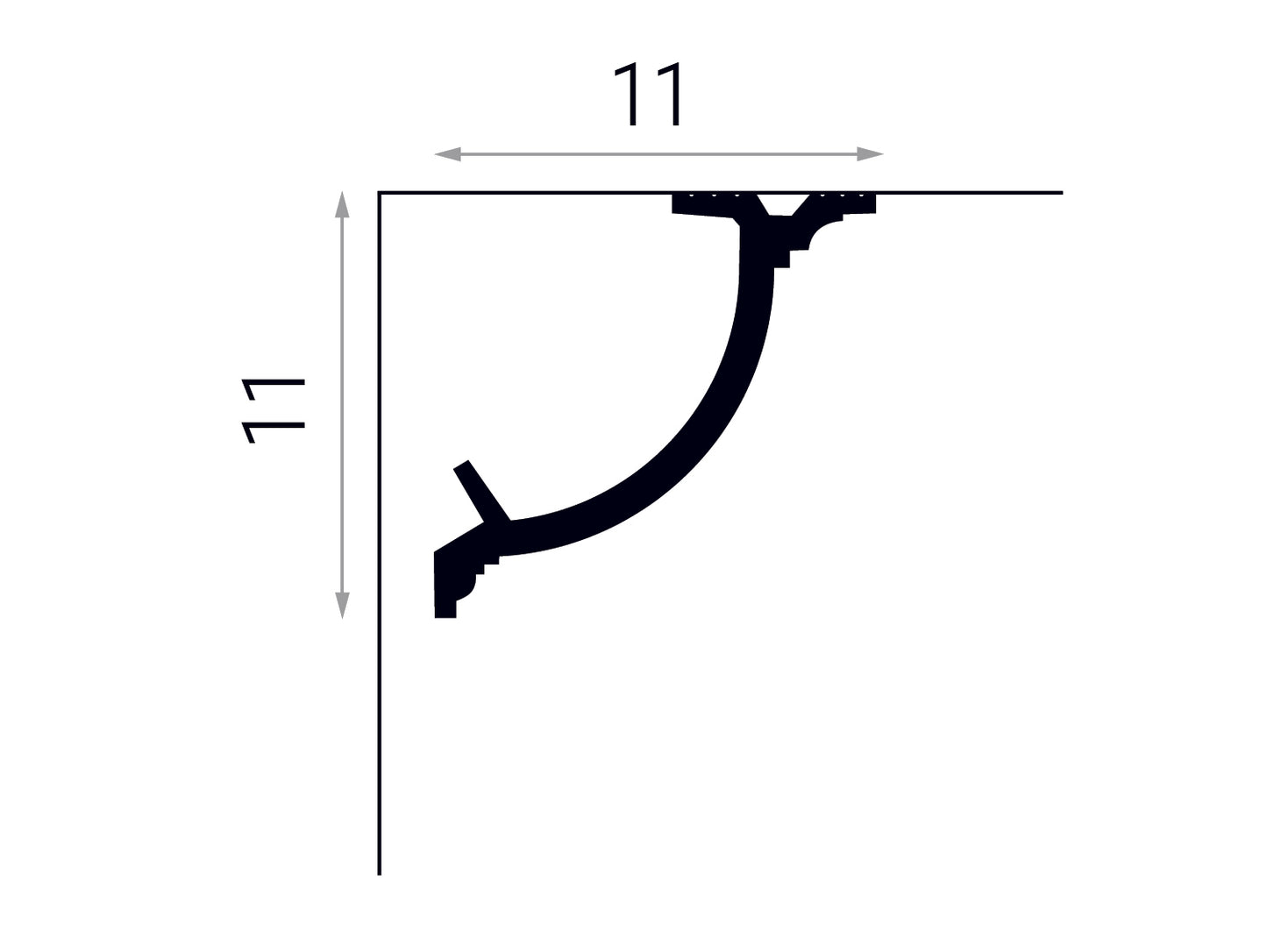 Listwa karniszowa QL027