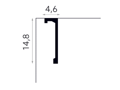 Listwa karniszowa QL036